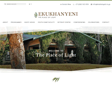 Tablet Screenshot of ekukhanyeni.co.za